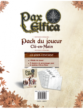 Pax Elfica - Pack du joueur...