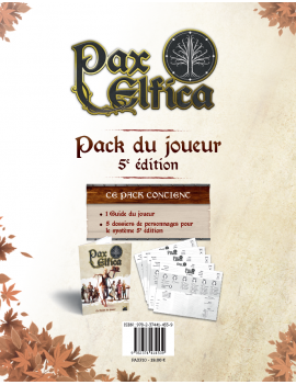 Pax Elfica - Pack du joueur...